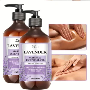 Huile de massage à la lavande