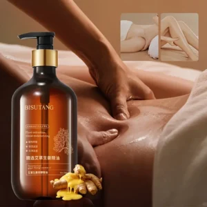 Huile de massage à l'armoise et au gingembre BISUTANG