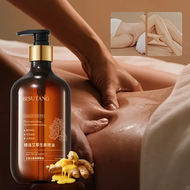 Huile de massage à l'armoise et au gingembre BISUTANG