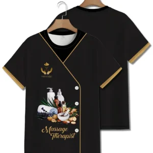 Uniforme de massage élégant imprimé en 3D
