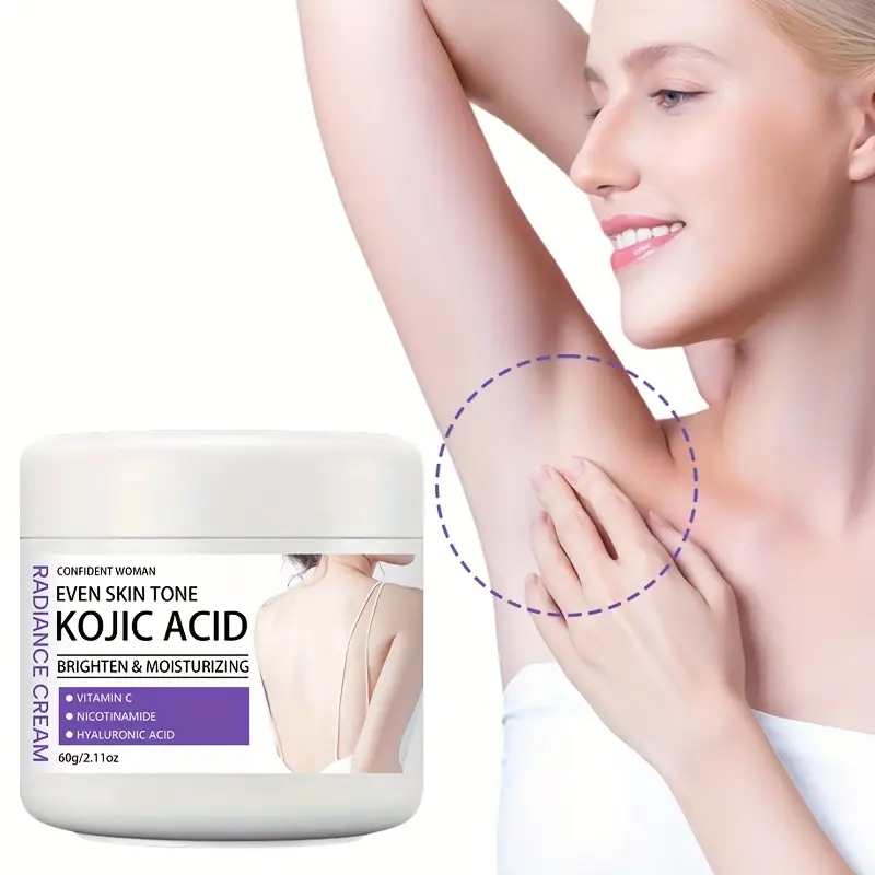 Gel-crème éclaircissant et hydratant à l'acide kojique avec vitamine C - Image 3