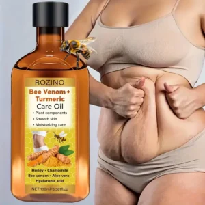 Huile de soin au curcuma et au gingembre ROZINO au venin d'abeille