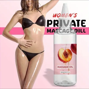 Huile de massage sensuelle pour femme à la texture gel intime