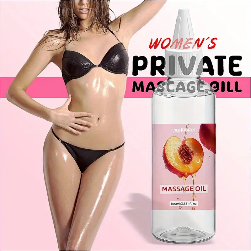 Huile de massage sensuelle pour femme à la texture gel intime